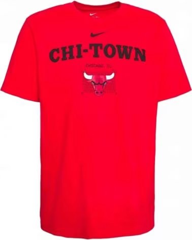 NIKE T-SHIRT MANICA CORTA DR6609-657 CHI-TOWN CHICAGO BULLS UOMO