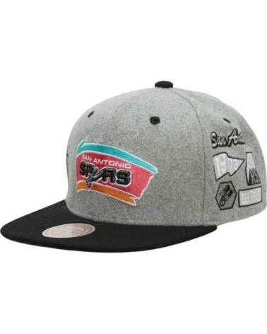 MITCHELL NESS Gorra Hhss4786-Sasyypppgrey en gris para unisex
