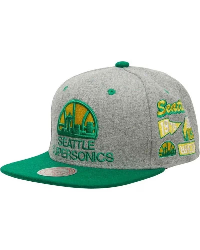 MITCHELL NESS Gorra Hhss4786-Ssuyypppgrey en gris para unisex