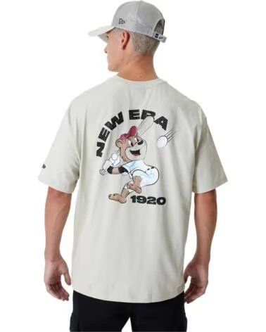 NEW ERA MAGLIETTA MANICA CORTA 60357078 UNISEX GRIGIO