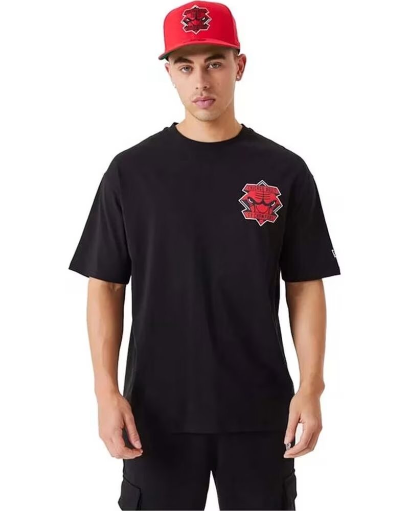 NEW ERA T-SHIRT CHICAGO BULLS 60332204 SCHWARZ