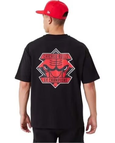 NEW ERA T-SHIRT CHICAGO BULLS 60332204 SCHWARZ