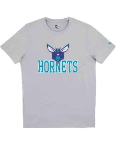 NEW ERA MAGLIETTA MANICA CORTA 60425544 GRIGIO UOMO HORNETS
