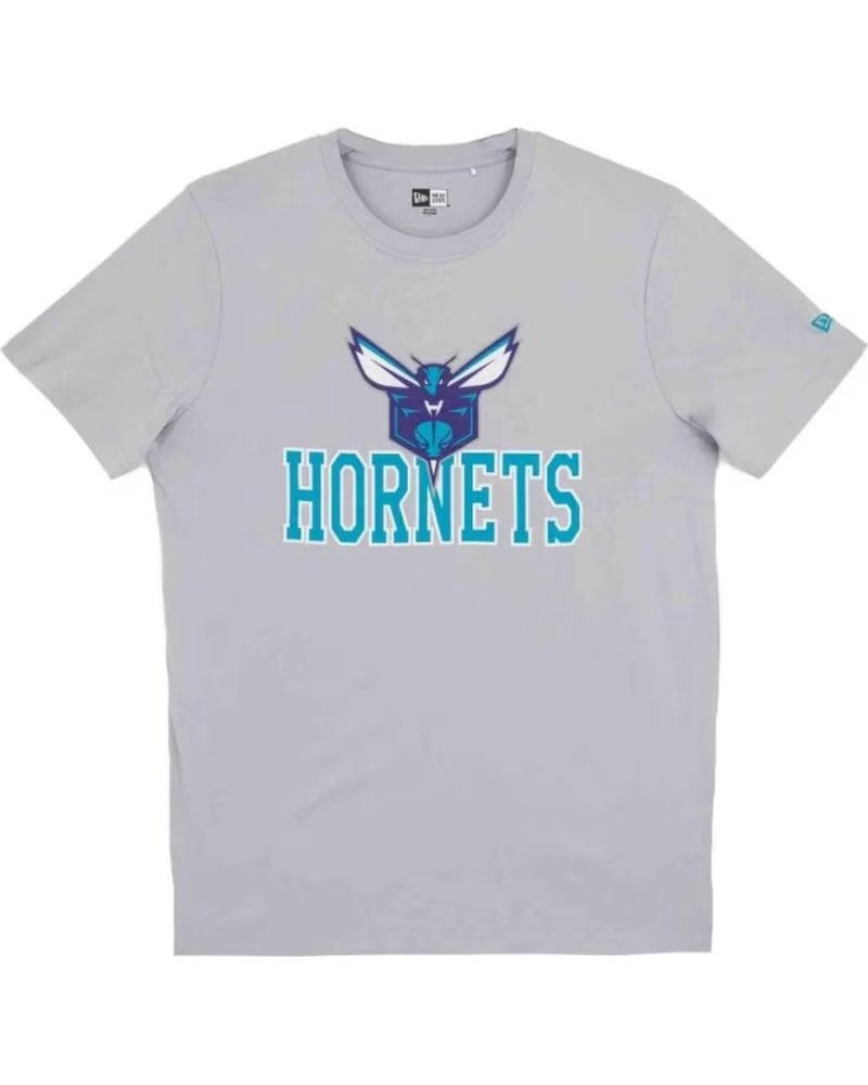 NEW ERA MAGLIETTA MANICA CORTA 60425544 GRIGIO UOMO HORNETS