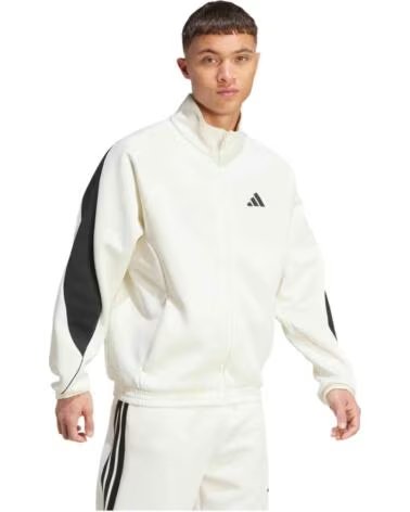 ADIDAS SWEAT-SHIRT JX5618 BLANC NOIR HOMME OWHITE-BLACK
