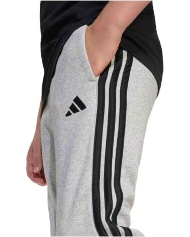 ADIDAS Pantalon De Chandal Je0304 en gris para ninos unisex MGREYH-BLACK