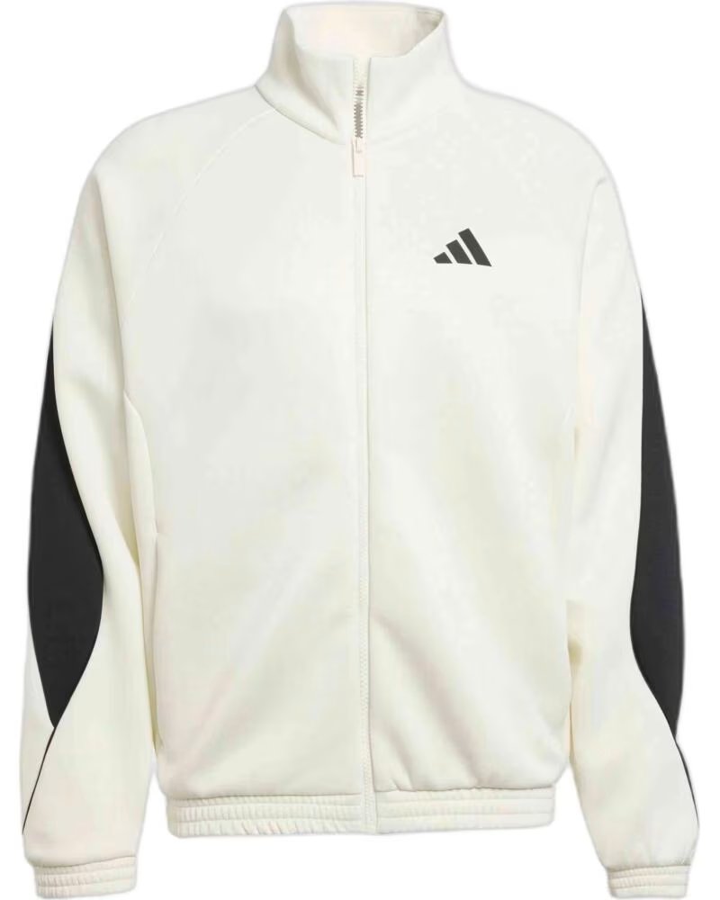 ADIDAS SWEAT-SHIRT JX5618 BLANC NOIR HOMME OWHITE-BLACK