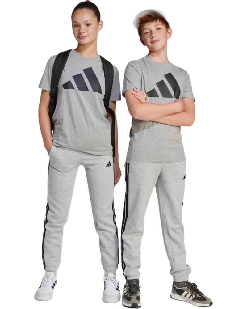 ADIDAS Pantalon De Chandal Je0304 en gris para ninos unisex MGREYH-BLACK