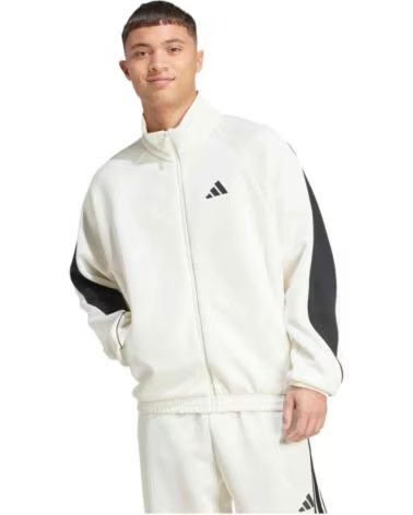 ADIDAS SWEAT-SHIRT JX5618 BLANC NOIR HOMME OWHITE-BLACK