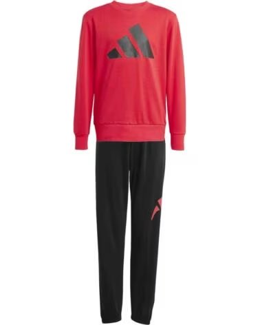 ADIDAS Sudadera Jd2099 en rojo para ninos unisex PURRUB-BLACK