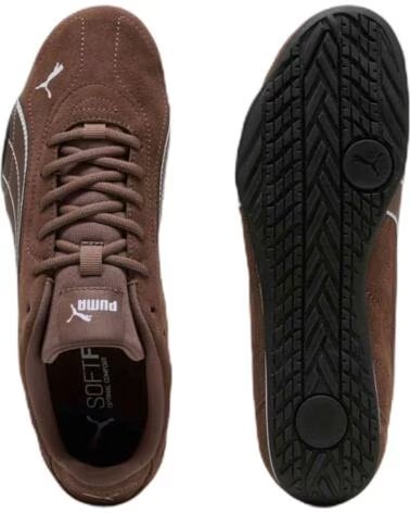 PUMA Zapatillas 402681-05 en marron para mujer FLAT BRONZE-PUMA WHITE