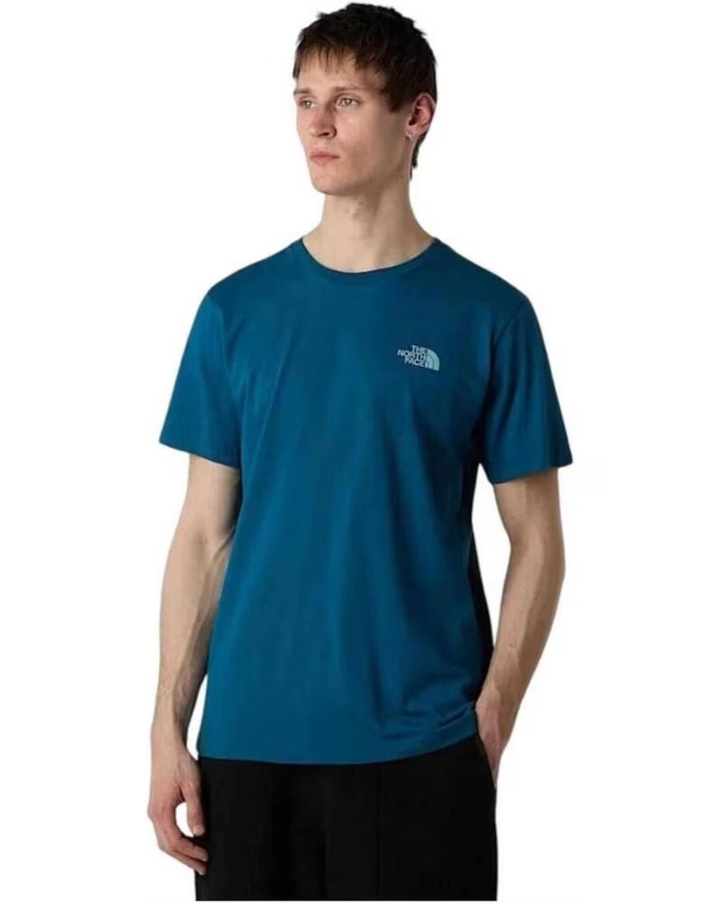 THE NORTH FACE KURZARM-T-SHIRT NF0A8EE7BSI1 BLAU HERREN BLUE