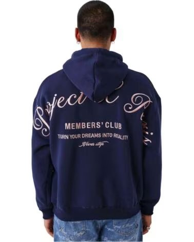 PROJECT X PARIS KAPUZENPULLOVER 2522302-BS BLEU