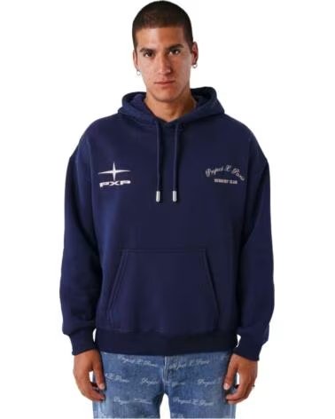 PROJECT X PARIS KAPUZENPULLOVER 2522302-BS BLEU