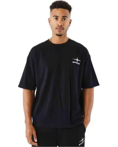 PROJECT X PARIS T-SHIRT MANICA CORTA 2512025-BKW DA UOMO NOIR-BLANC