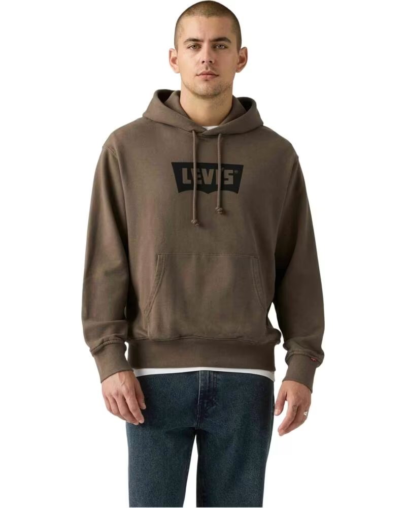 LEVIS KAPUZENPULLOVER A73860029 IN BRAUN FÜR HERREN GREENS