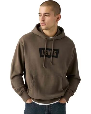 LEVIS KAPUZENPULLOVER A73860029 IN BRAUN FÜR HERREN GREENS