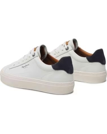 SNEAKERS PEPE JEANS PMS300002 DA UOMO IN BIANCO E MARRONE 878BROWN