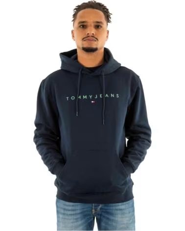 TOMMY HILFIGER Sudadera Dm0Dm207460Gy en negro para hombre BLUE