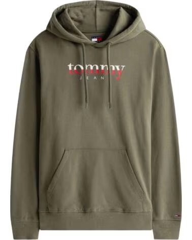 TOMMY HILFIGER Sudadera Con Capucha Dm0Dm22113Mrh en verde para hombre GREEN