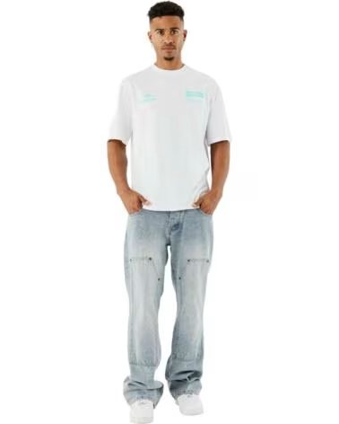 PROJECT X PARIS KURZARM-T-SHIRT 2512022-WLG2 IN WEISS FÜR HERREN BLANC