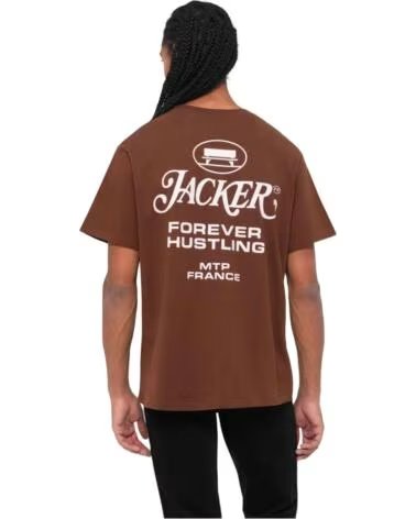 JACKER Camiseta De Manga Corta CollectivebrownPink en multicolor para unisex BROWN PINK