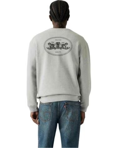 LEVIS SWEAT-SHIRT 387120369 POUR HOMME GREYS