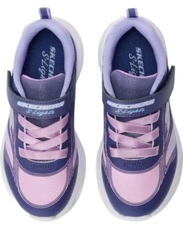 SKECHERS SNEAKER 303712N-NVMT UNISEX KINDER NAVY SPARKLE MESH-MULTI TRIM