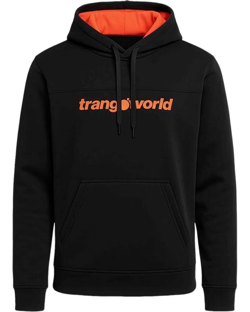TRANGOWORLD SWEAT-SHIRT À CAPUCHE PC010489-53F HOMME NEGRO
