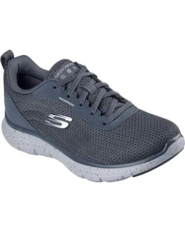SKECHERS TÉNIS 150213-CHAR CHARCOL MESH-TRIM WATERPROOF CHARCOAL