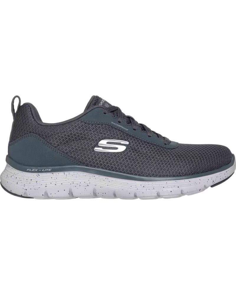 SKECHERS TÉNIS 150213-CHAR CHARCOL MESH-TRIM WATERPROOF CHARCOAL