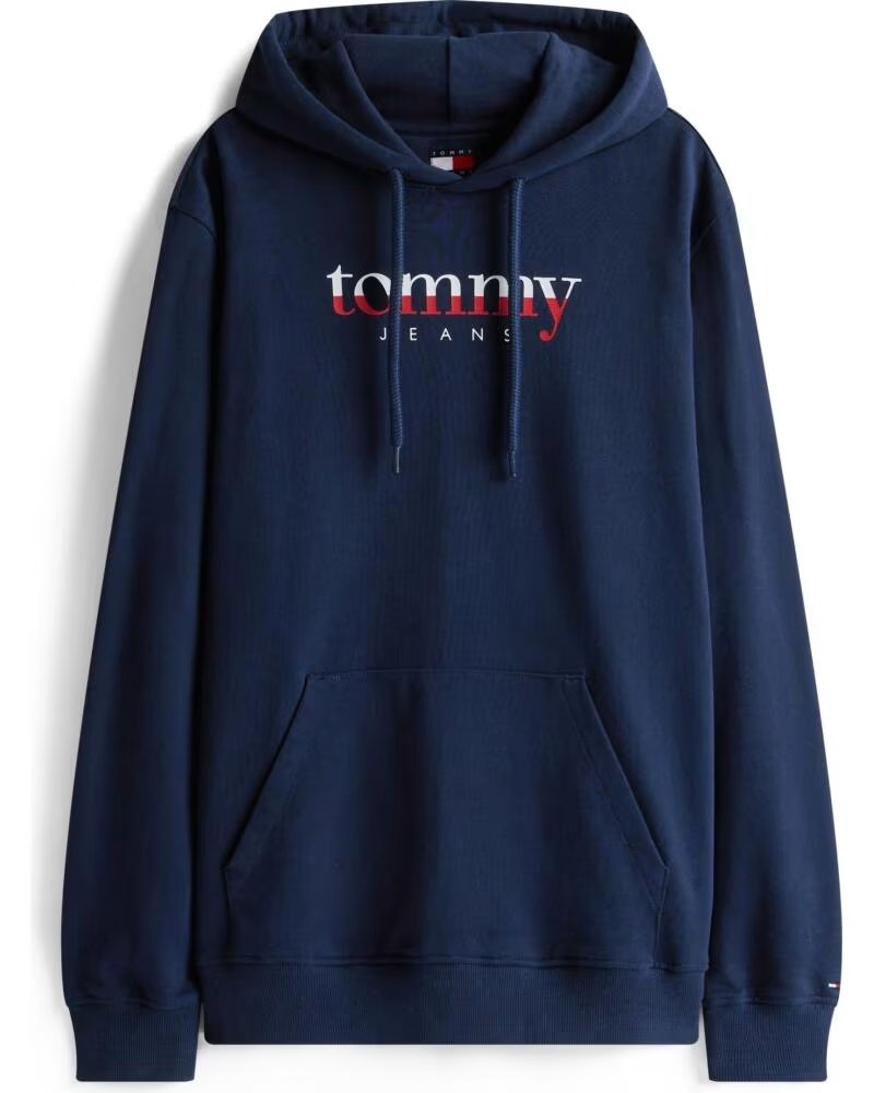 TOMMY HILFIGER KAPUZENPULLOVER DM0DM22113C1G BLAU HERREN BLUE