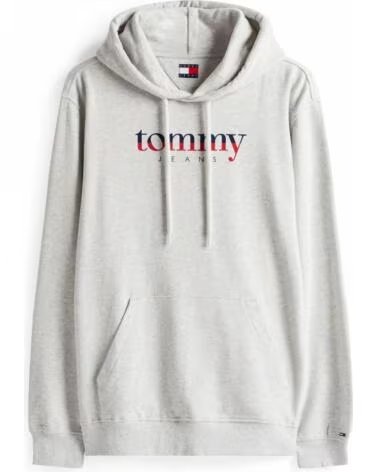 SWEAT À CAPUCHE TOMMY JEANS DM0DM22113P09 GRIS HOMME GREY