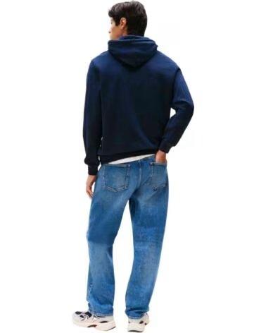 TOMMY HILFIGER KAPUZENPULLOVER DM0DM22113C1G BLAU HERREN BLUE