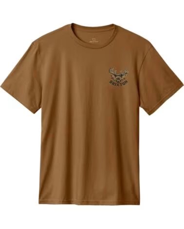 BRIXTON T-SHIRT A MANICA CORTA 17328-WSHCP WASHED COPPER