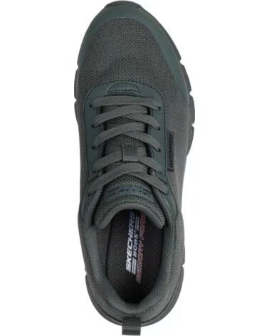 SKECHERS BASKETS 118111-OLV OLIVE MESH