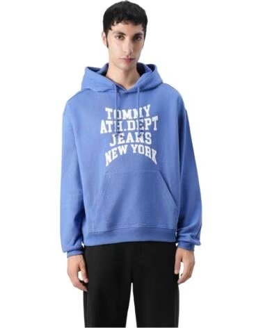 TOMMY HILFIGER Sudadera Con Capucha Dm0Dm22082C6D en azul para hombre SOFT SAPPHIRE