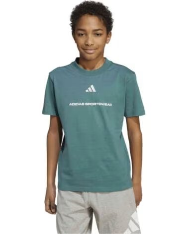 ADIDAS Camiseta De Manga Corta Kc5383 en verde para ninos PRETEA