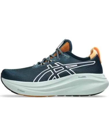 CHAUSSURES DE RUNNING ASICS GEL NIMBUS 27 NATURE BATHING TRANQUIL TEAL POUR HOMME BATHING-TRANQUIL
