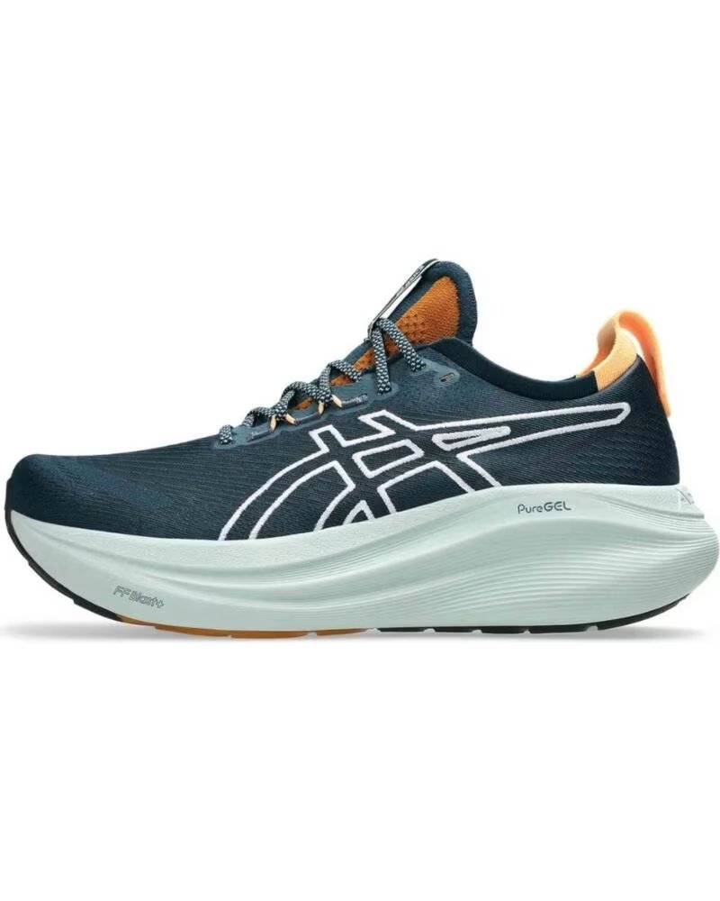 CHAUSSURES DE RUNNING ASICS GEL NIMBUS 27 NATURE BATHING TRANQUIL TEAL POUR HOMME BATHING-TRANQUIL