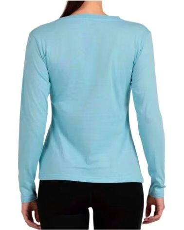 JOHN SMITH T-SHIRT À MANCHES LONGUES BK65703000 GLACIER POUR FEMME AZUL GLACIAR