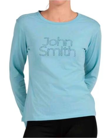 JOHN SMITH T-SHIRT À MANCHES LONGUES BK65703000 GLACIER POUR FEMME AZUL GLACIAR