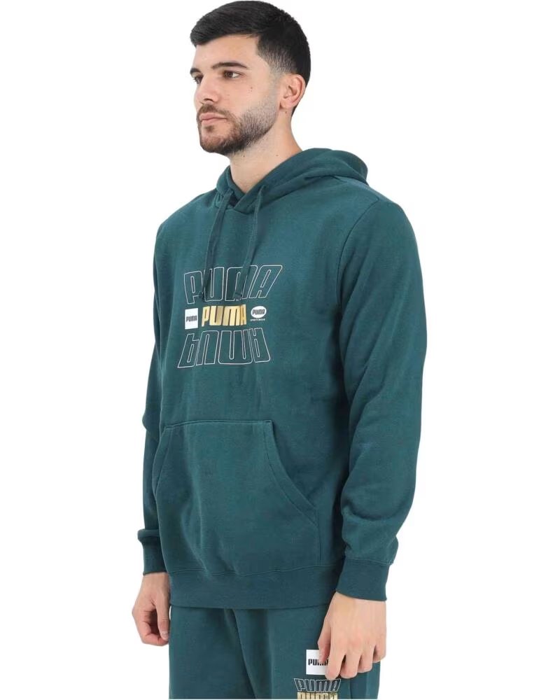 PUMA SWEAT À CAPUCHE 688190-75 GREEN TERRAIN