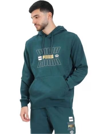 PUMA SWEAT À CAPUCHE 688190-75 GREEN TERRAIN