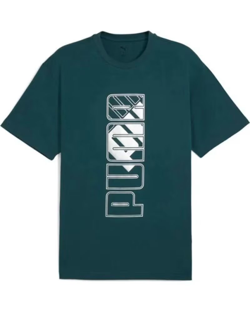 PUMA KURZARMSHIRT 634453-75 GREEN TERRAIN