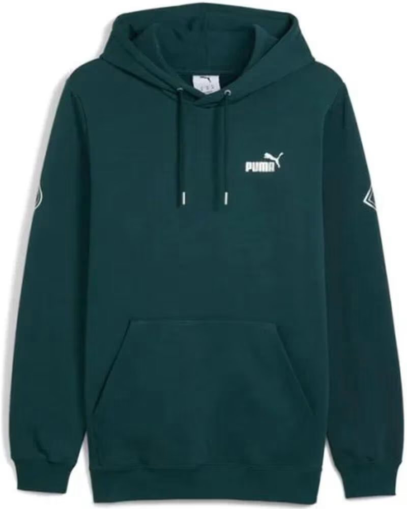 PUMA SWEAT À CAPUCHE 634454-75 GREEN TERRAIN