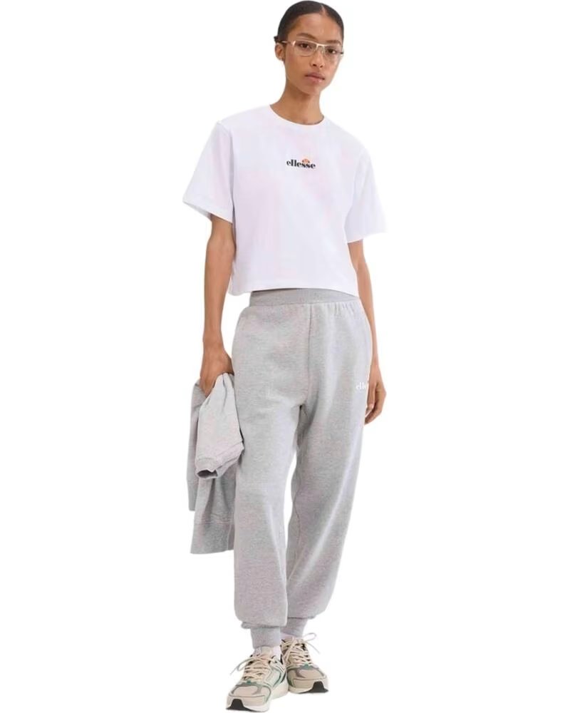 ELLESSE T-SHIRT SILINTO 2 CROP TOP FEMME BLANC WHITE