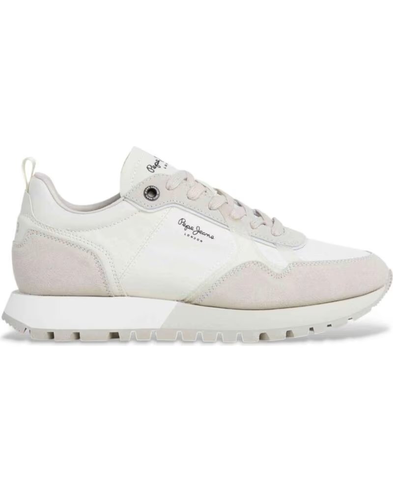 PEPE JEANS SNEAKER PMS400001-WHITE HERREN BEIGE