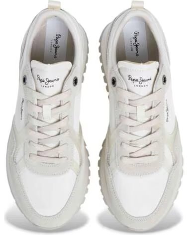 PEPE JEANS SNEAKER PMS400001-WHITE HERREN BEIGE
