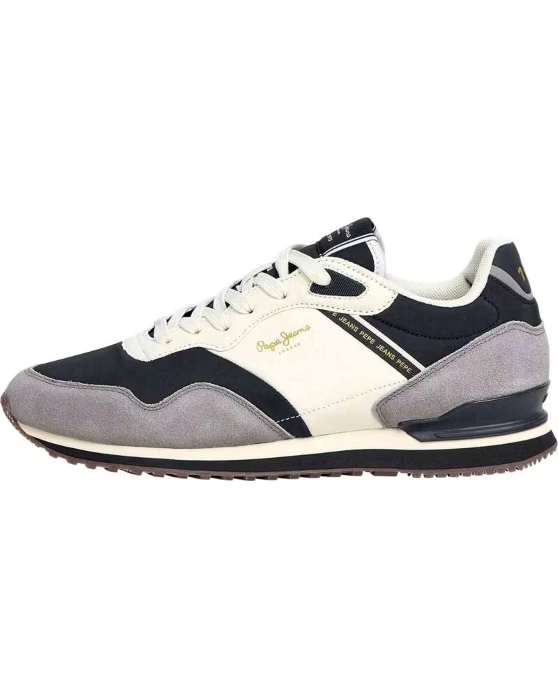 PEPE JEANS Zapatillas Pms400014-Black en gris para hombre NEGRO-GRIS-BLANCO